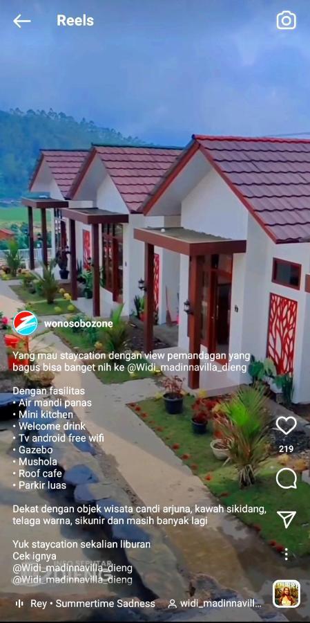 Villa Madinna Dieng Diyeng Bagian luar foto